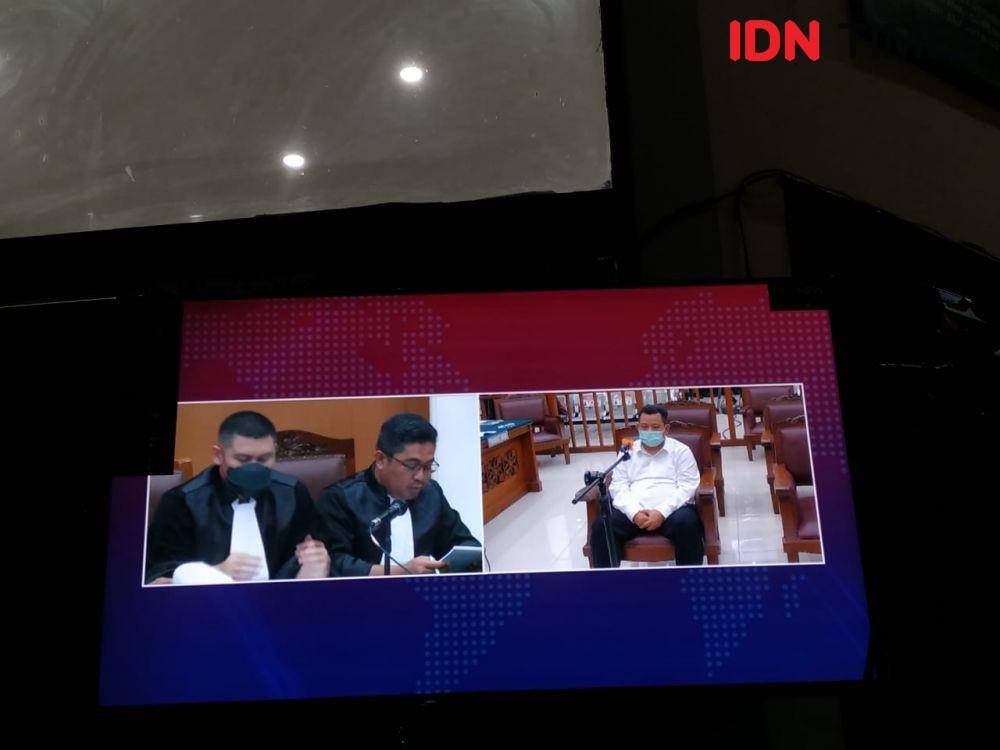 Sidang pembacaan dakwaan kasus pembunuhan Brigadir J dengan terdakwa Kuat Ma'ruf. (Foto IDN Times/Uji Sukma Medianti).