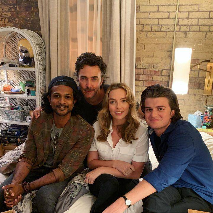 potret Jodie Comer dan teman-temannya (instagram.com/jodiemcomer)