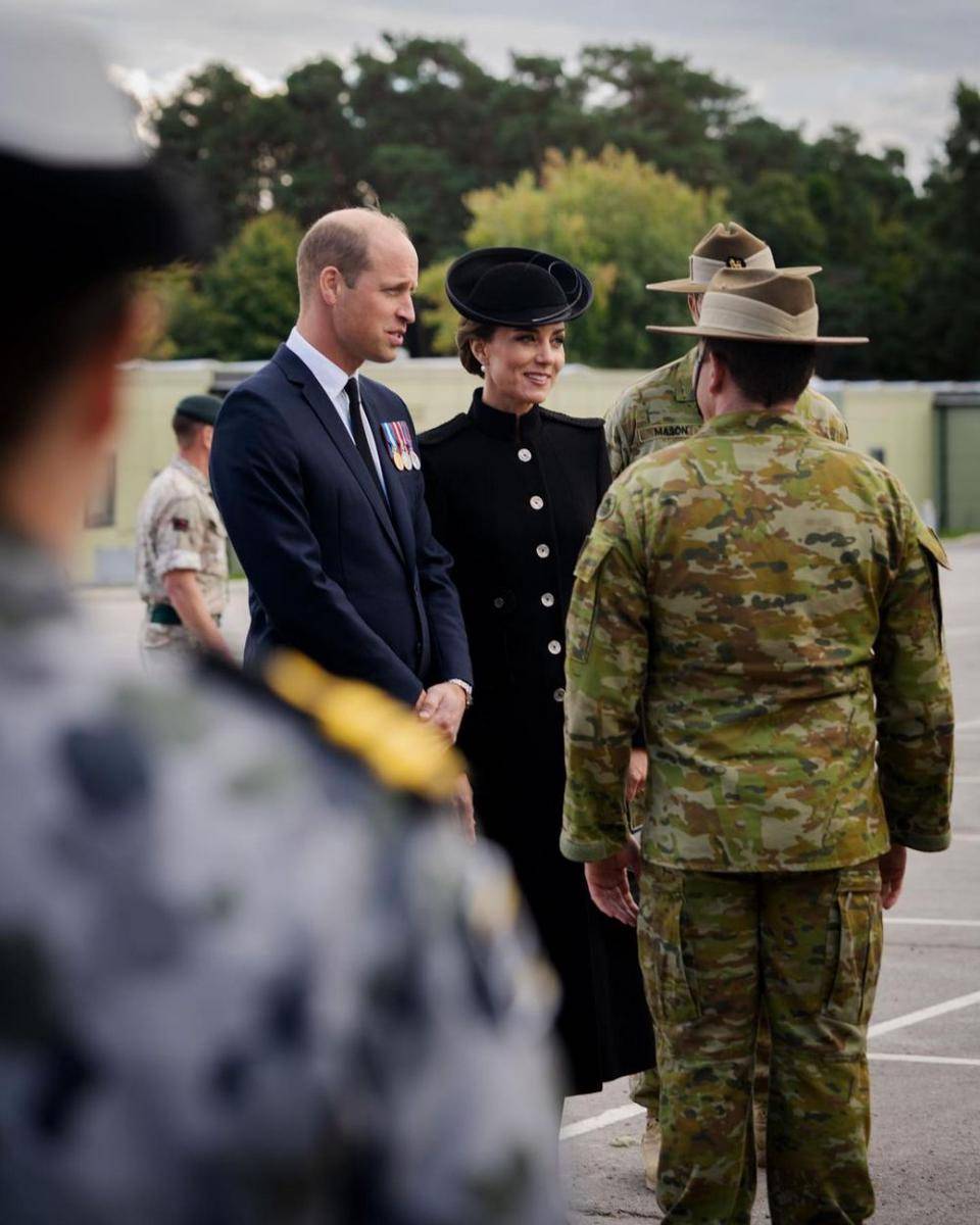potret Kate Middleton saat bertugas (instagram.com/princeandprincessofwales)