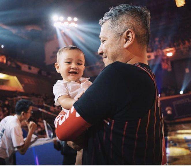 Rayyanza dan Rafathar dukung Raffi Ahmad (instagram.com/raffinagita1717)