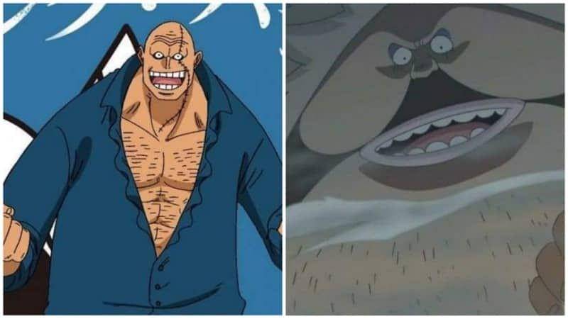 Bonk Punch dan Sanjuan Wolf. (Dok. Toei Animation/One Piece)