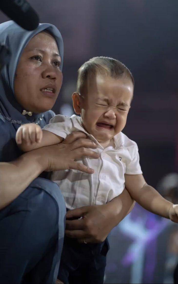 Rayyanza dan Rafathar dukung Raffi Ahmad (instagram.com/raffinagita1717)