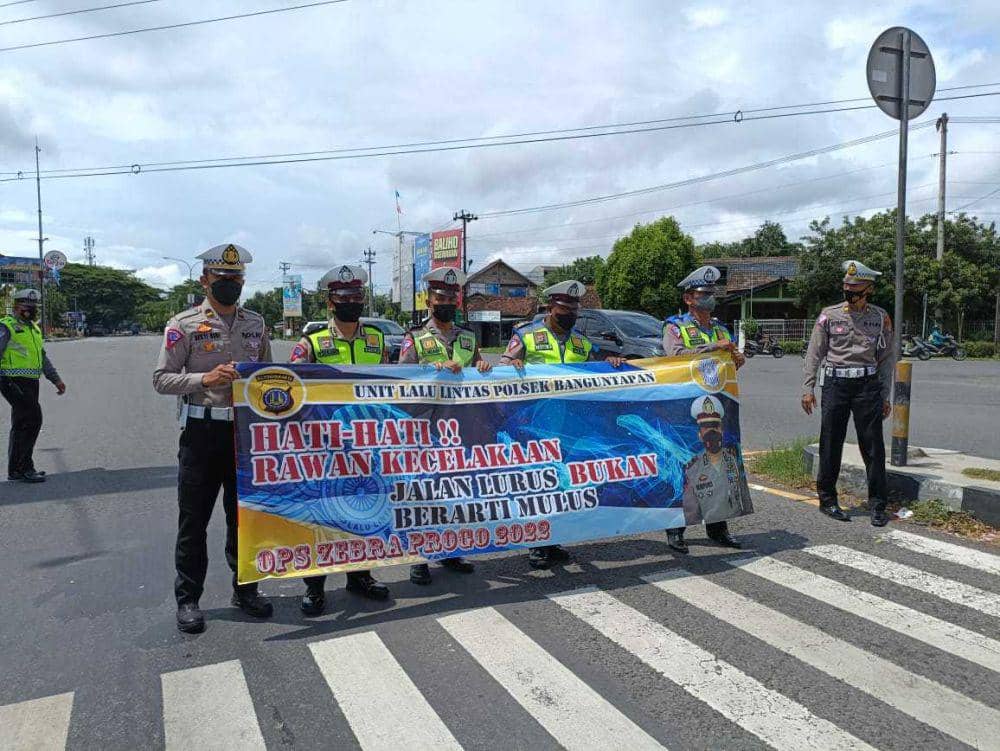 Sosialisasi keselamatan berlalulintas.(Dok.Polres Bantul)