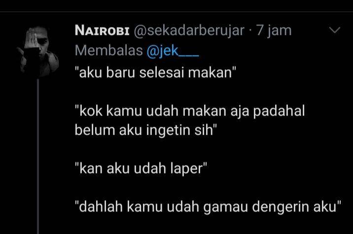 lika-liku hubungan (twitter.com/@sekadarberujar)
