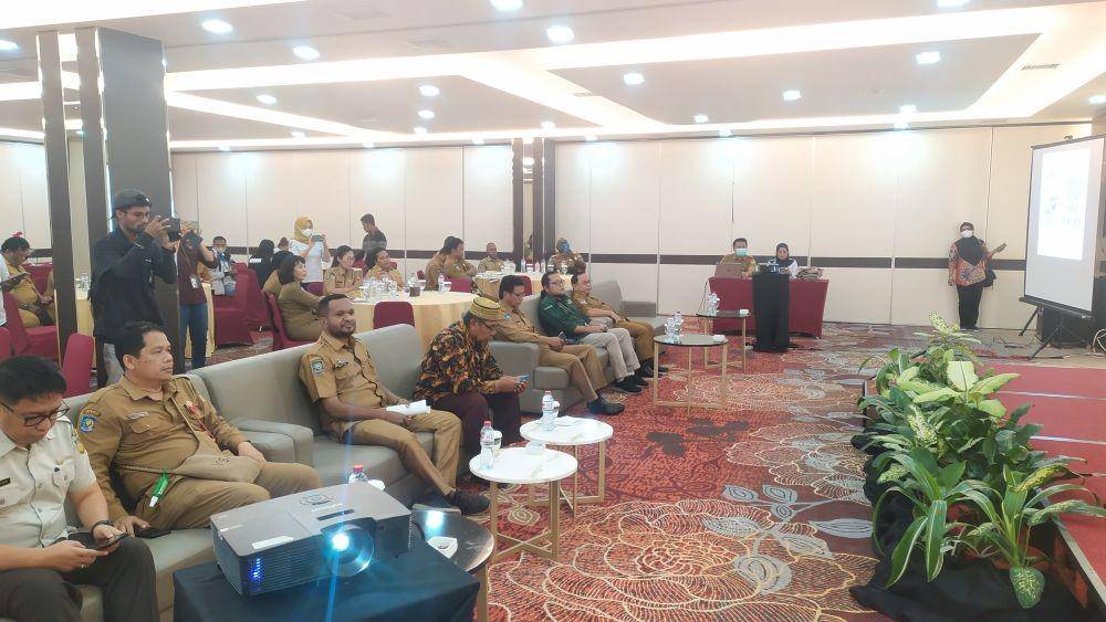 Suasana launching Paten di Gunung Mesir Disdukcapil Kabupaten Mimika, IDN Times/ Ricky Lodar