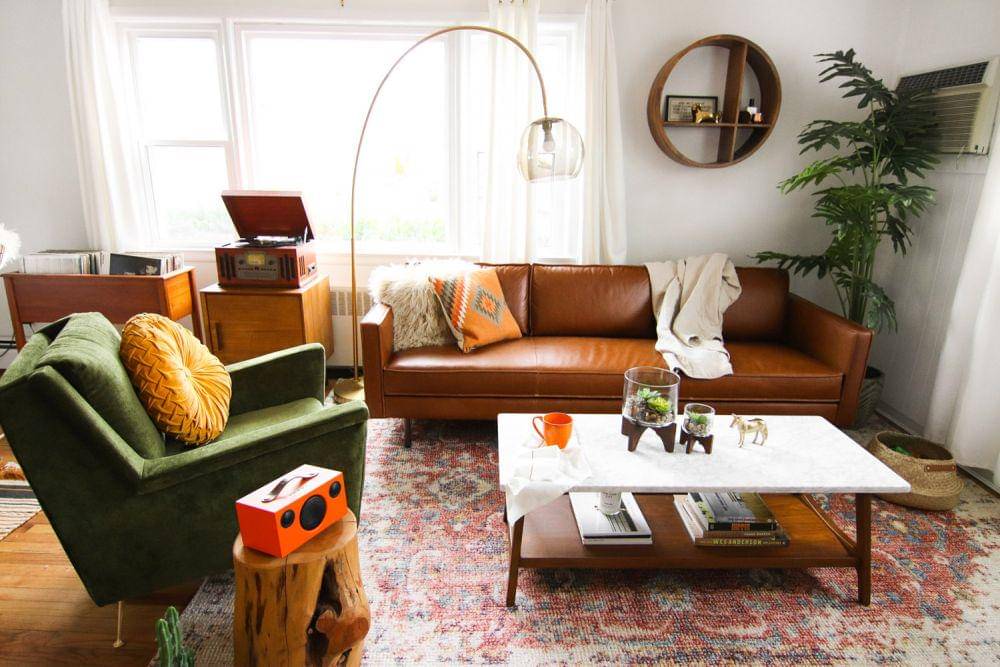 inspirasi dekorasi ruang keluarga modern (instagram.com/blog.westelm.com)