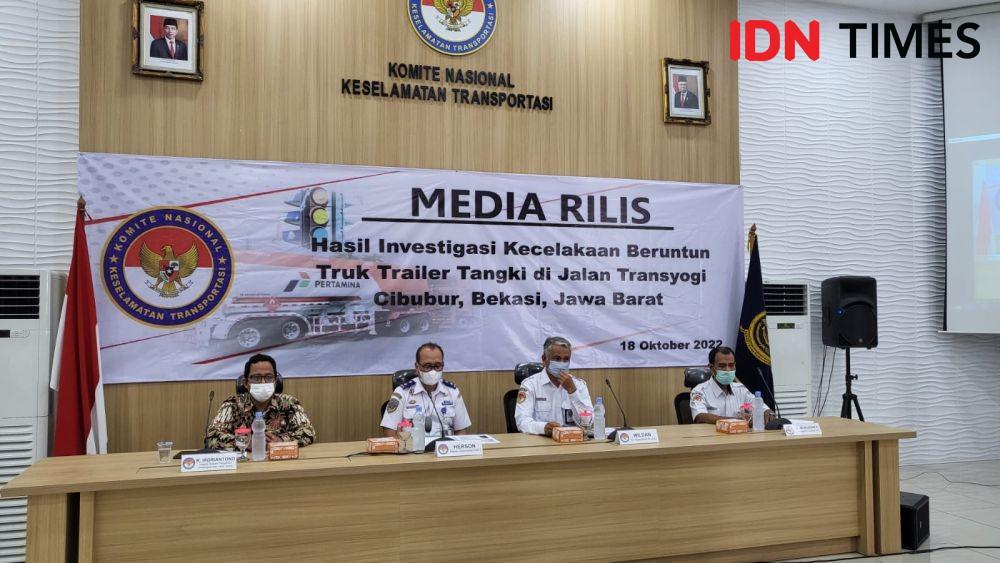 KNKT: Malfungsi Rem Truk Pertamina Penyebab Kecelakaan Maut Cibubur