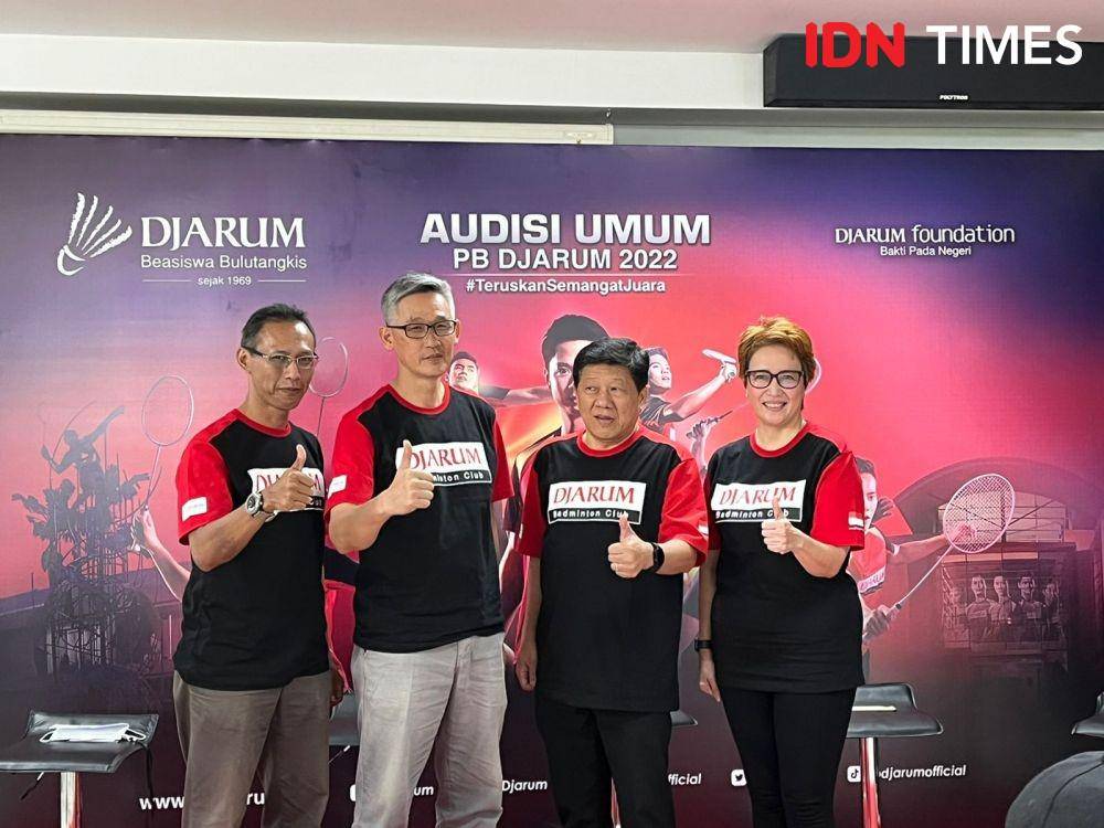 Konferensi pers Audisi Umum PB Djarum 2022 (IDN Times/Margith Juita Damanik)