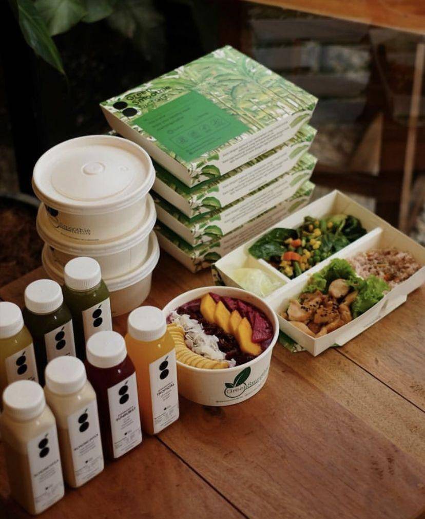 Menu-menu makanan dari GreenSmoothie Factory (instagram @greensmoothiefactory)