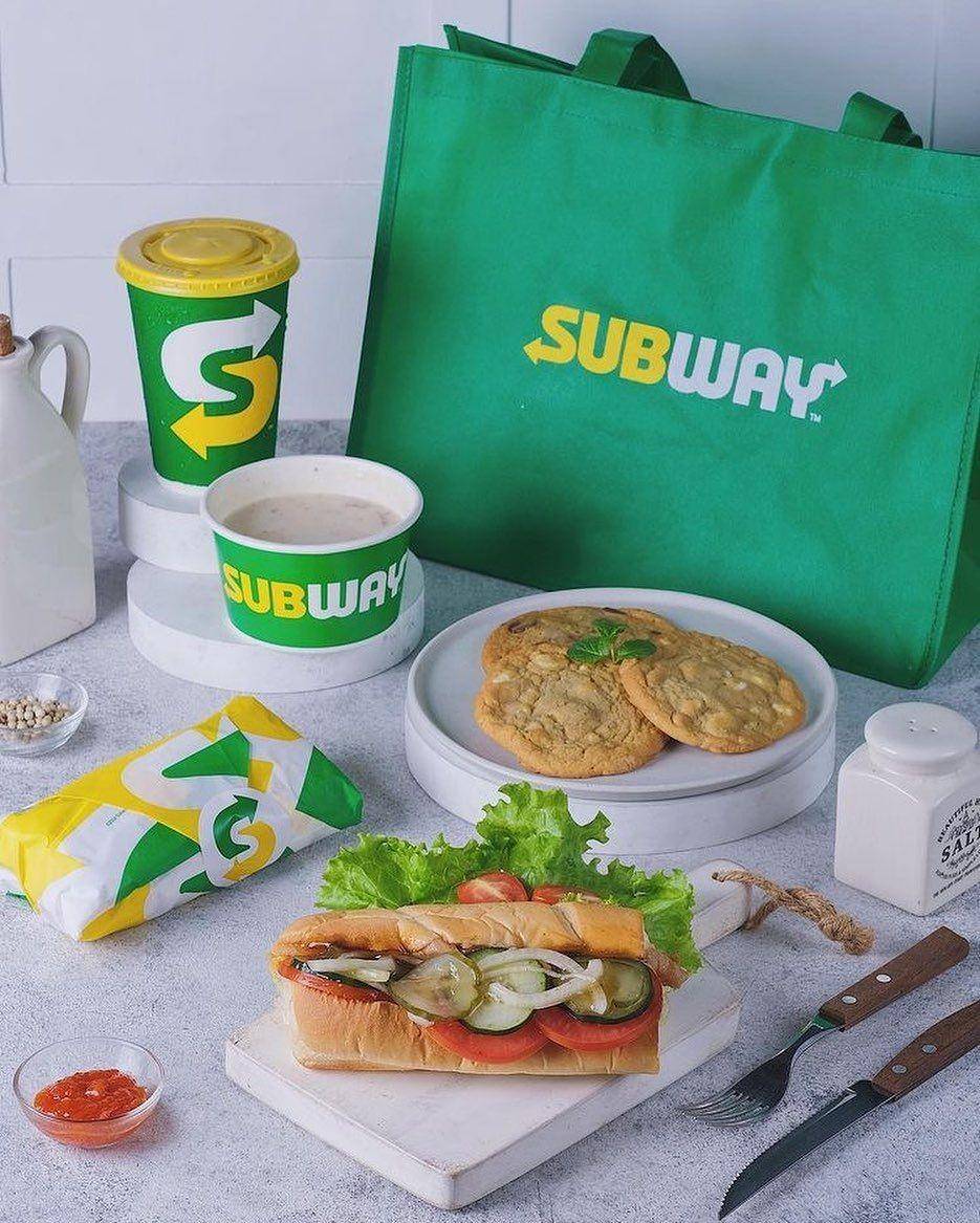 Menu-menu di Subway Indonesia (instagram.com/subway.indonesia)
