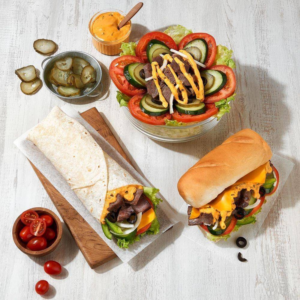 Potret salad, sandwich, dan wrap di Subway Indonesia (instagram.com/subway.indonesia)