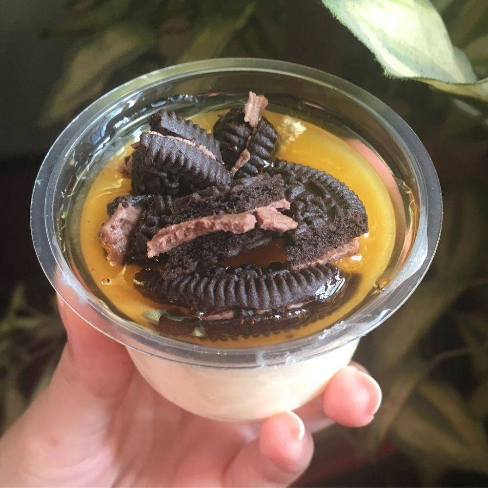 ilustrasi panna cotta oreo (instagram.com/enthusiastfoodies.id)