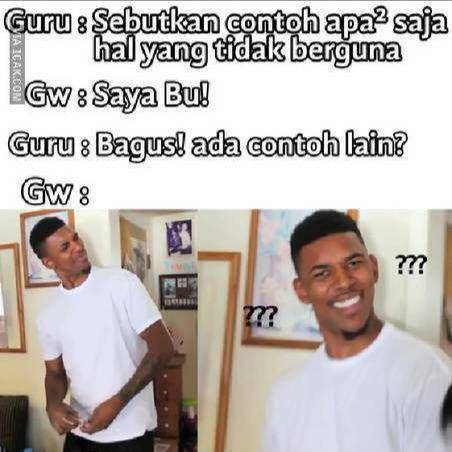 meme suasana kacau di kelas (1cak.com/azyan111)