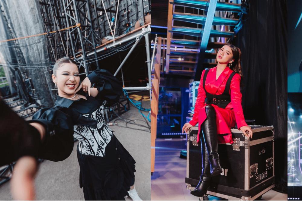 10 Potret Outfit Panggung Tiara Andini, Unik dan Nyentrik!