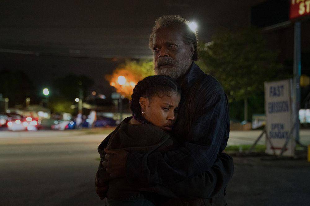 Dominique Fishback dan Samuel L. Jackson dalam serial The Last Days of Ptolemy Grey (dok. Anonymous Content/The Last Days of Ptolemy Grey)