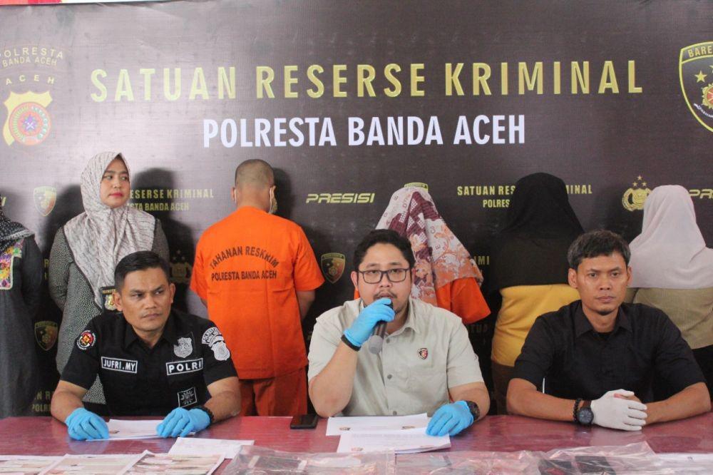 Prostitusi Online di Aceh Terungkap, 4 Mucikari Ditangkap