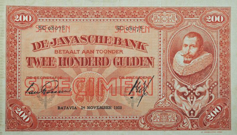ilustrasi uang zaman belanda (sumber: Bank Indonesia)