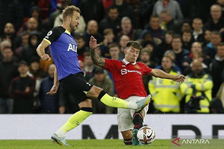 MU kalahkan Tottenham di Premier League. (ANTARA FOTO/REUTERS/Craig Brough)