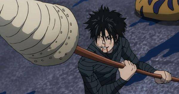 Stinger, hero pengguna tombak bambu ( Dok. Madhouse / One Punch Man )
