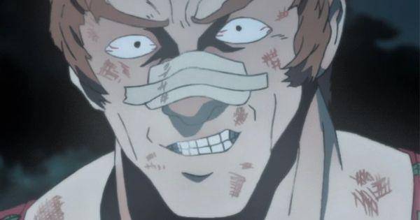 Wajah Tanktop Vegetarian babak belur ( Dok. J.C Staff / One Punch Man 2 )