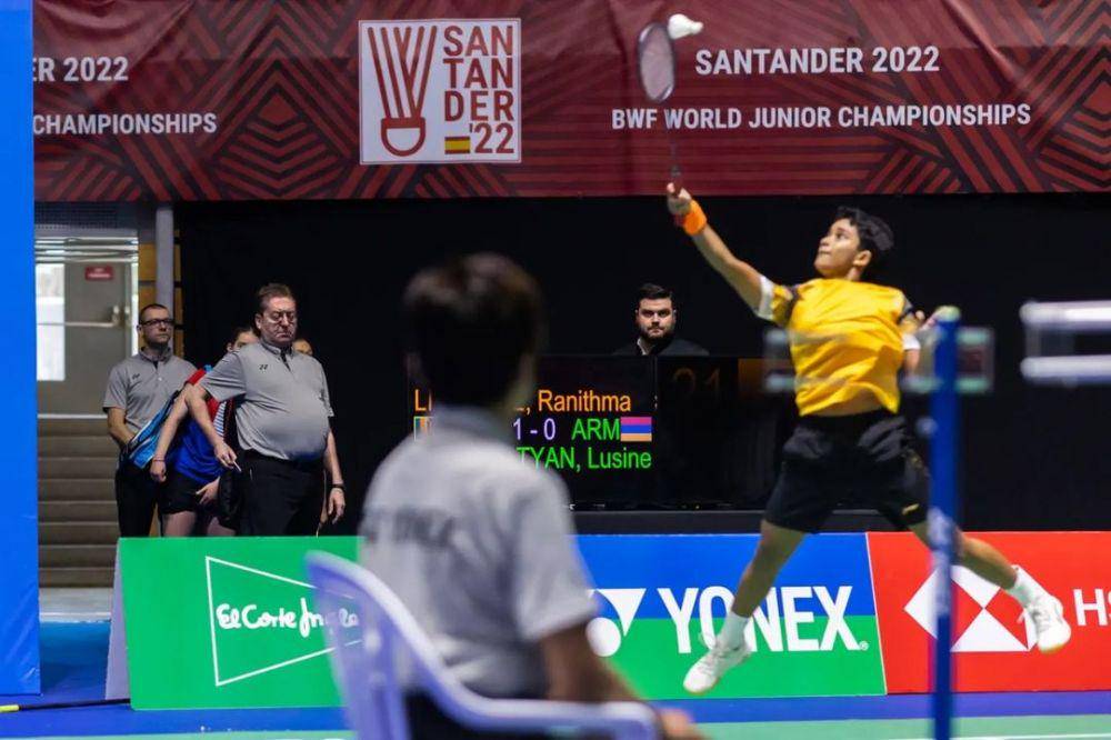 potret pertandingan di Suhandinata Cup 2022 (instagram.com/badmintonspain)