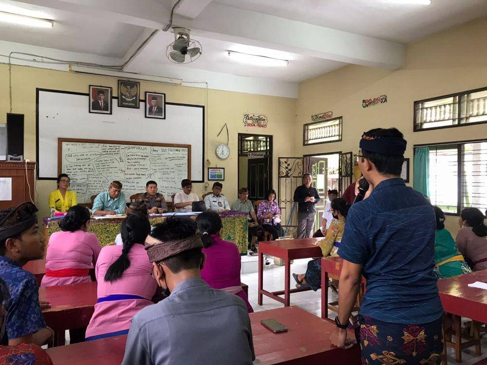 Demo di SMP N 5 Denpasar. (DokIDNTimes/istimewa)