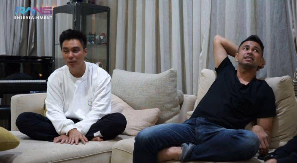 Baim Wong minta nasihat Raffi Ahmad. (dok. youtube.com/Rans Entertainment)