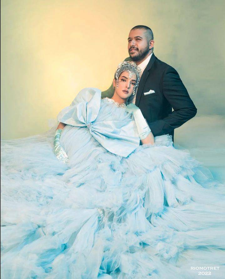 maternity shoot Tasya Farasya (instagram.com/riomotret)