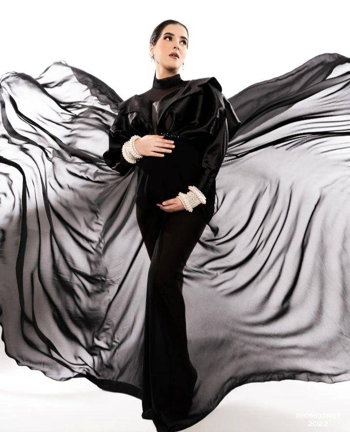 maternity shoot Tasya Farasya (instagram.com/riomotret)