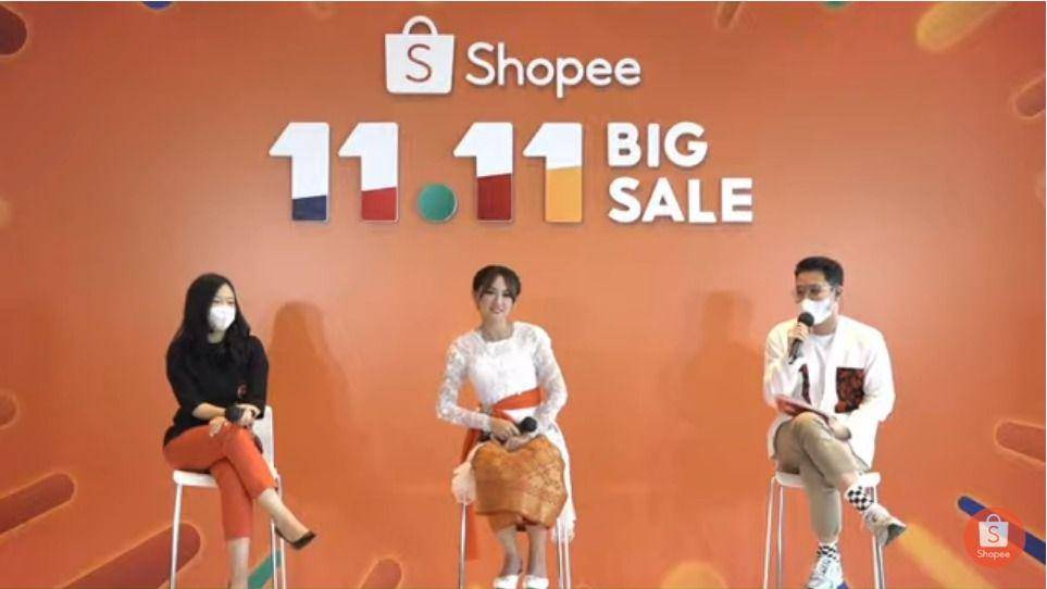 Gebyar acara Shopee 11.11 Big Sale, ragam Budaya Lokal Masa Kini. 20 Oktober 2022 (IDN Times/Nurkorida Aeni)