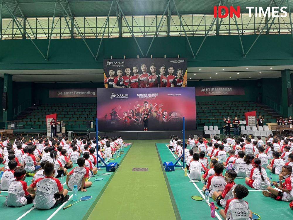 Tahapan pertama Audisi Umum PB Djarum 2022 (IDN Times/Margith Juita Damanik)