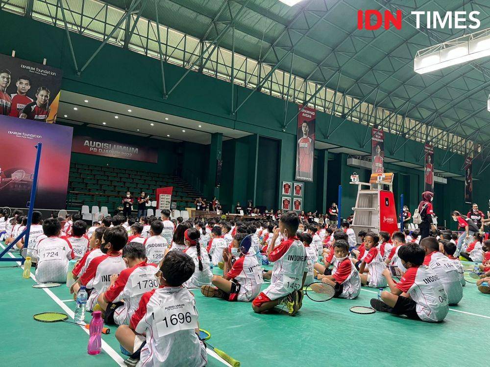 Tahapan pertama Audisi Umum PB Djarum 2022 (IDN Times/Margith Juita Damanik)