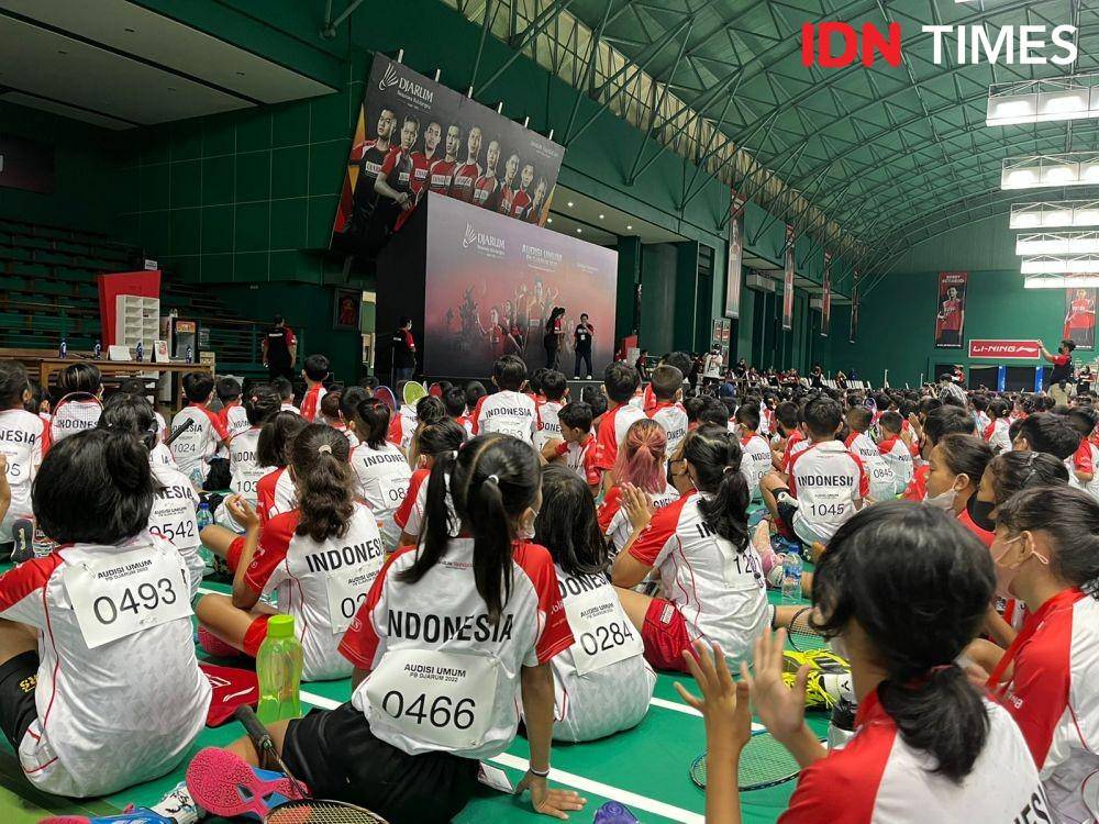 Tahapan pertama Audisi Umum PB Djarum 2022 (IDN Times/Margith Juita Damanik)