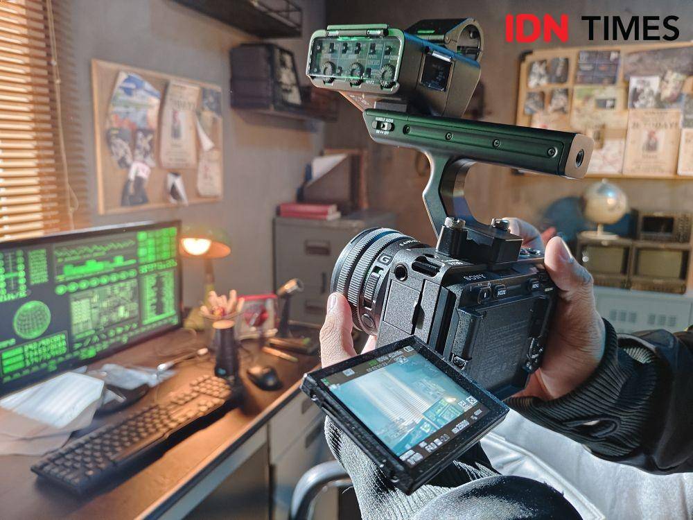 praktik sinematografi dengan Sony FX30 (IDN Times/Alfonsus Adi Putra)