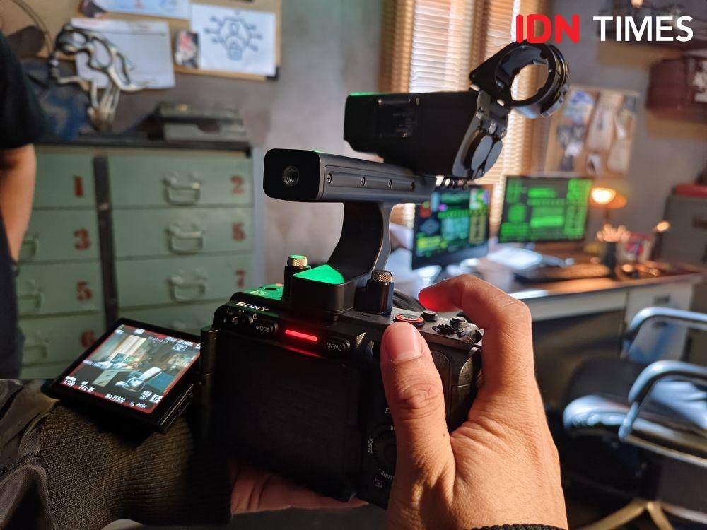 praktik sinematografi dengan Sony FX30 (IDN Times/Alfonsus Adi Putra)