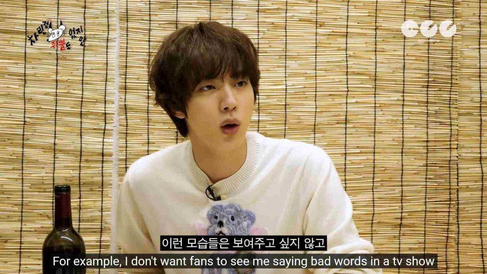 Jin BTS di No Praper Lee Young Ji (YouTube.com/ 차린건 쥐뿔도 없지만/)
