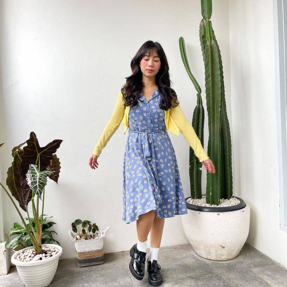 Poplin dress ala Abel Cantika (instagram.com/abellyc)