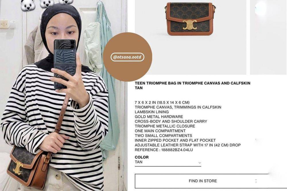 harga tas Tsana Rintik Sedu (instagram.com/ntsana.ootd)