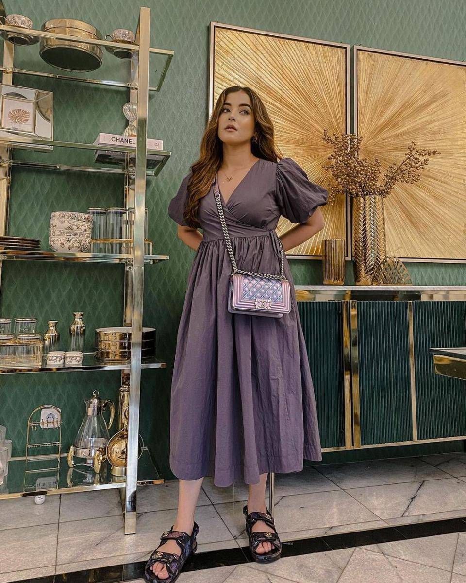 Poplin dress ala Tasya Farasya (instagram.com/tasyafarasya)