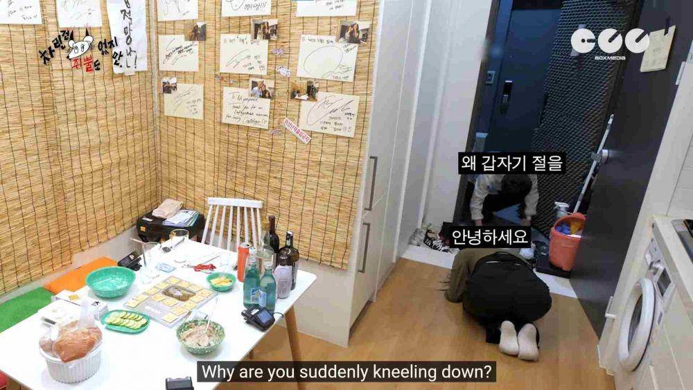 Jin BTS di No Praper Lee Young Ji (YouTube.com/ 차린건 쥐뿔도 없지만/)