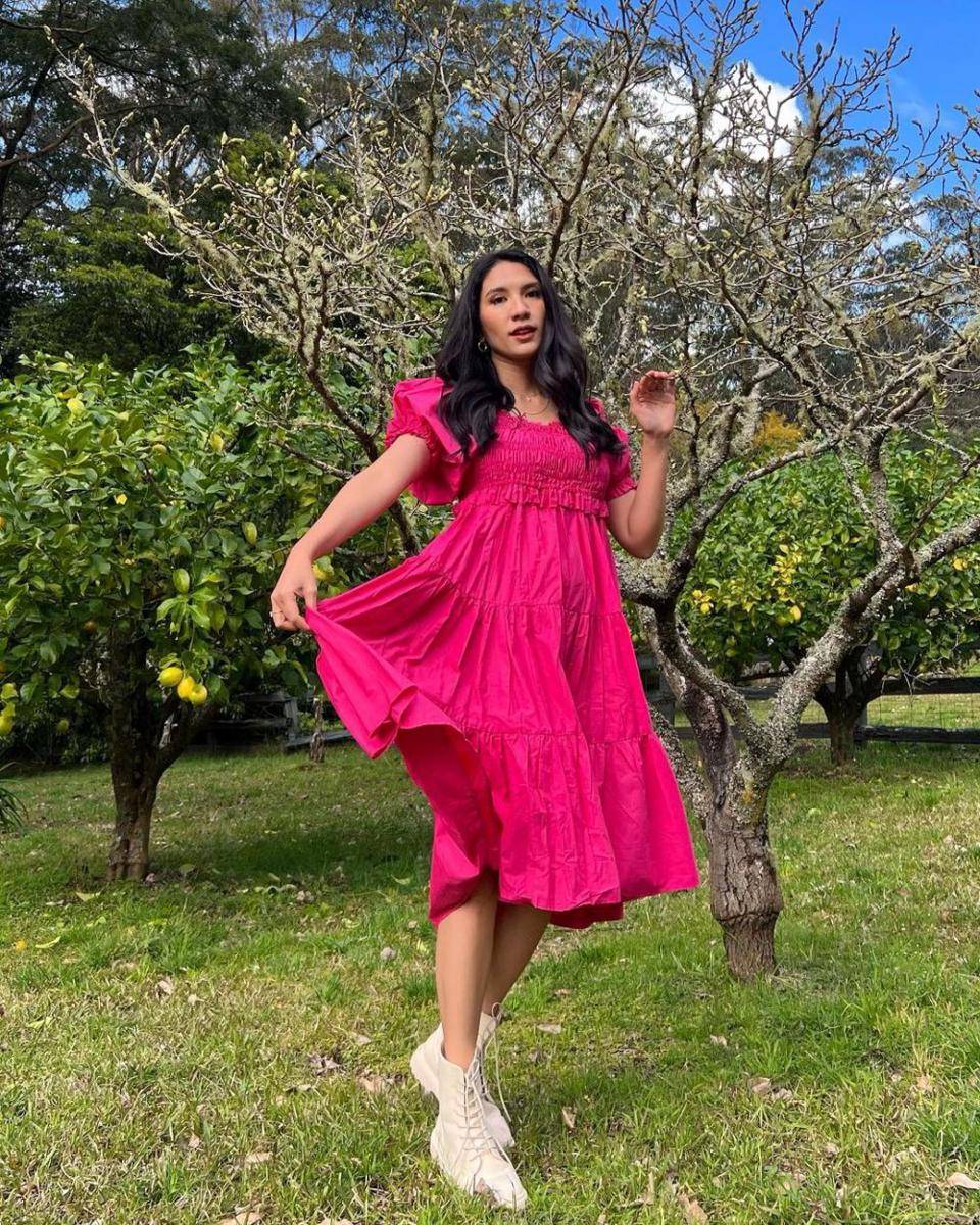 Poplin dress ala Acha Sinaga (instagram.com/achasinaga)