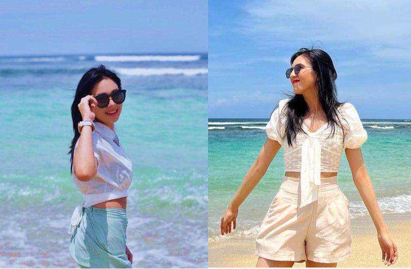 outfit Zee dan Gaby JKT 48 (instagram.com/jkt48.zee/ | instagram.com/jkt48gaby/)
