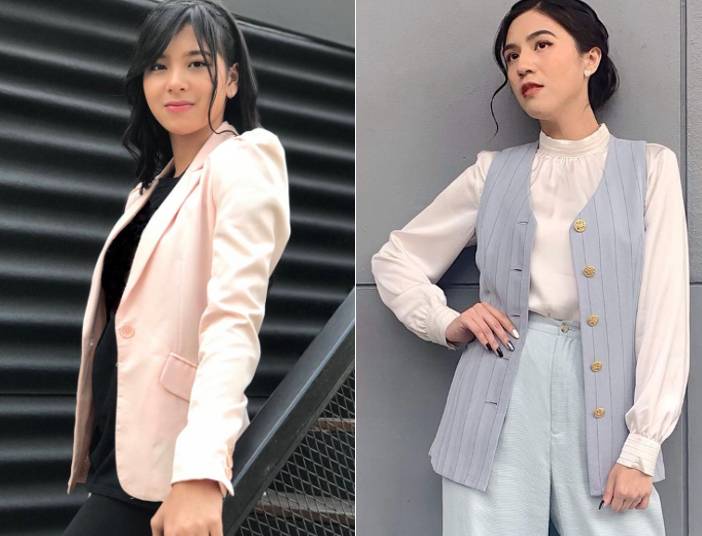 outfit Zee dan Gaby JKT 48 (instagram.com/jkt48.zee/ | instagram.com/jkt48gaby/)