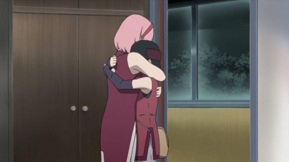 Sakura dan Sarada (dok. Pierrot/Boruto: Naruto Next Generations)