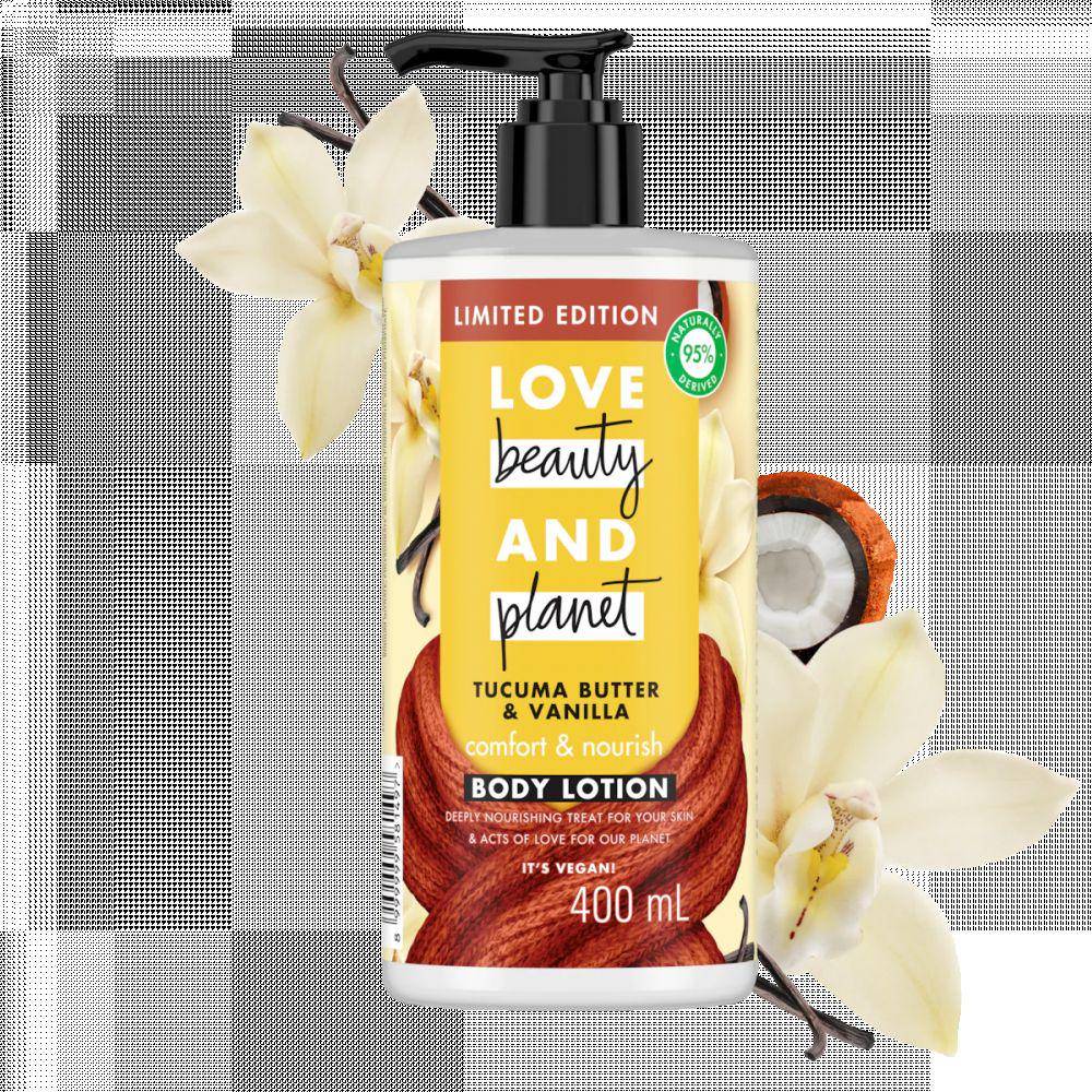 Love Beauty & Planet Vegan Body Lotion Tucuma Butter & Vanilla Deep Nourishing (lovebeautyandplanet.com)