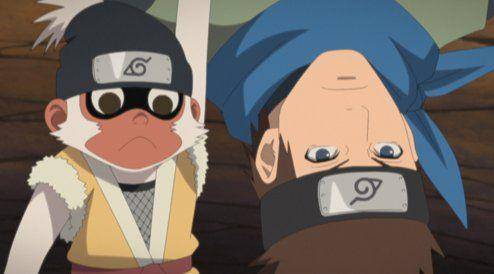 Enra dan Konohamaru (dok. Pierrot/Boruto: Naruto Next Generations)