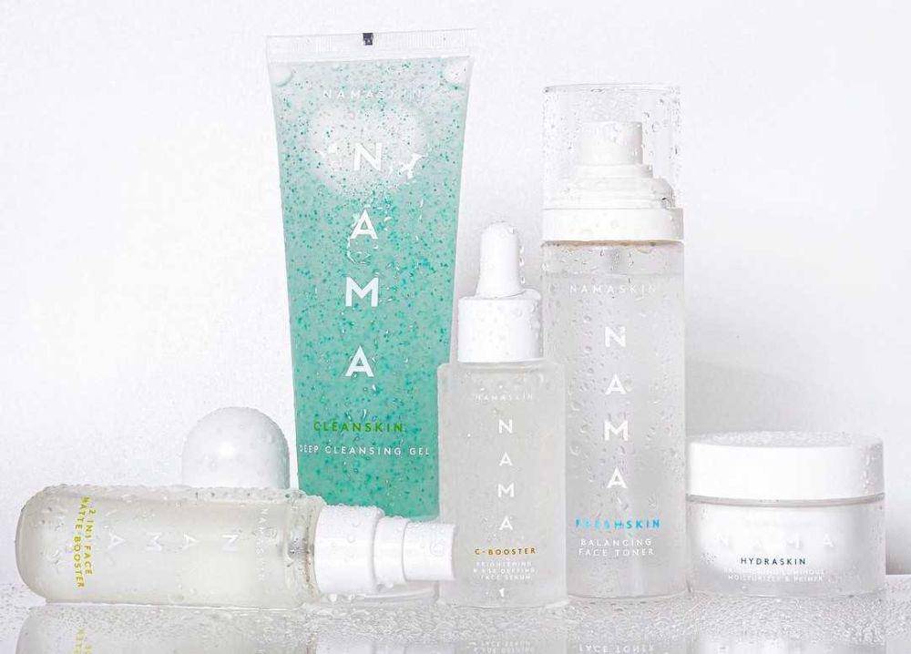 Skincare kemasan minimalis (Instagram.com/namabeauty.co)