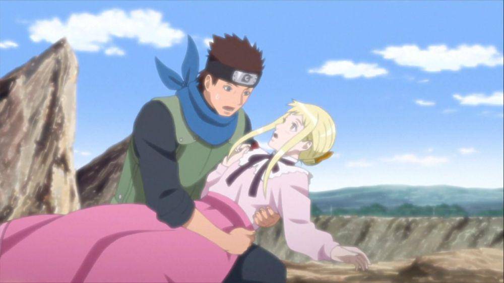 Konohamaru dan Remon (dok. Pierrot/Boruto: Naruto Next Generations)