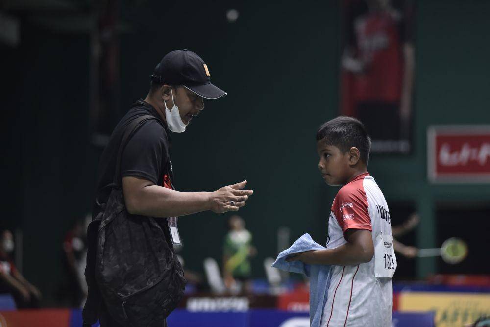 Peserta disabilitas di Audisi Umum PB Djarum 2022, Leonardus Gamma Tirta Putra Harjanto (dok.Istimewa)