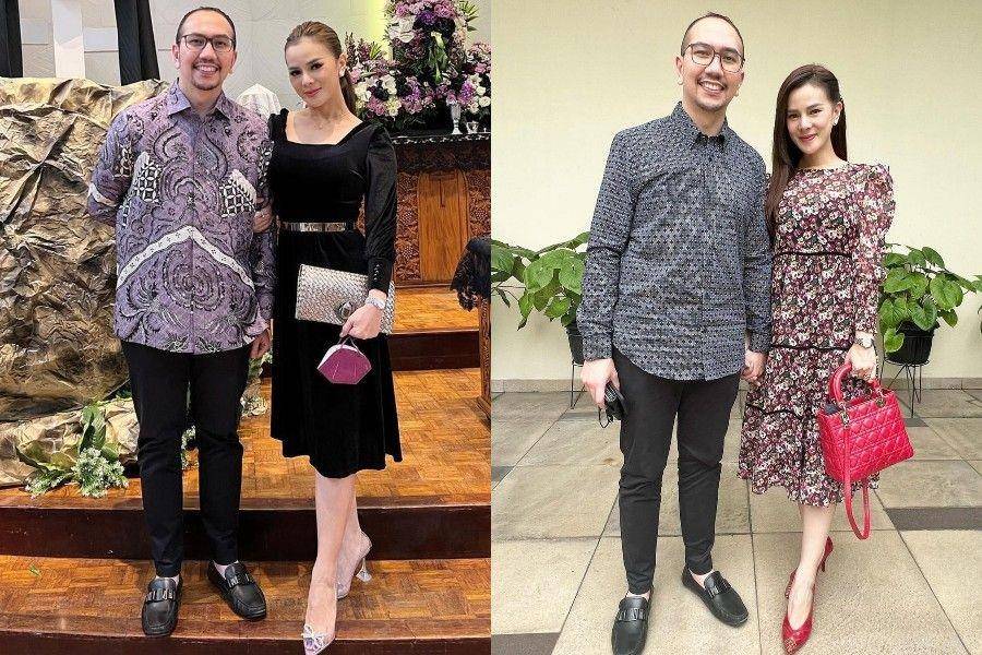 OOTD couple ala Astrid Tiar dan suami (instagram.com/astridtiar127)